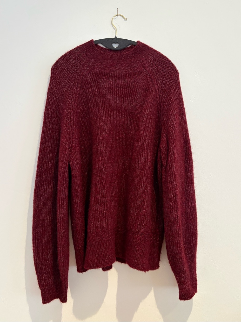 Sézane Maroon Knit Jumper